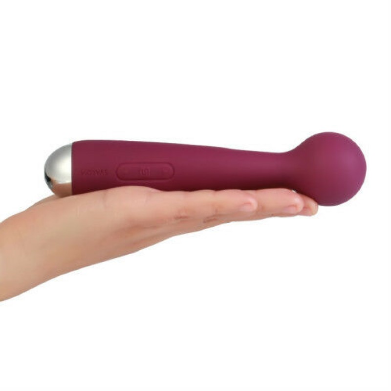 SVAKOM Mini Emma Compact Wand Vibrator Sex Toy for Women - Violet